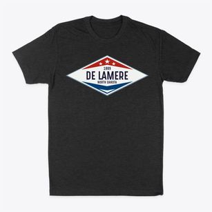 De Lamere North Dakota Diamond Star Classic Dad T-Shirt