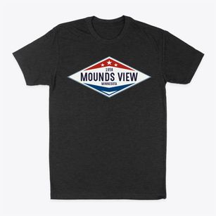 Mounds View Minnesota Diamond Star Classic Dad T-Shirt