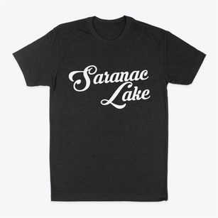 Saranac Lake New York Vintage Team Classic Dad T-Shirt