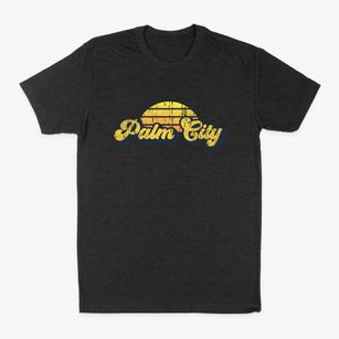 Palm City Florida Sublime Sunset Classic Dad T-Shirt