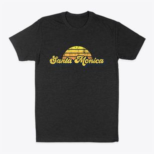 Santa Monica California Sublime Sunset Classic Dad T-Shirt