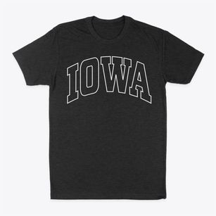 Iowa Louisiana Trendy Block Classic Dad T-Shirt