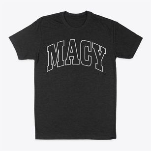 Macy Nebraska Trendy Block Classic Dad T-Shirt