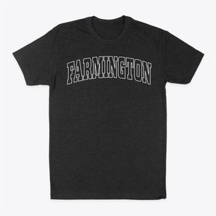 Farmington New York Trendy Block Classic Dad T-Shirt