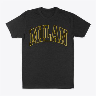 Milan New Hampshire Trendy Block Classic Dad T-Shirt