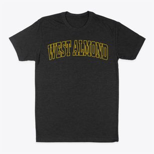 West Almond New York Trendy Block Classic Dad T-Shirt