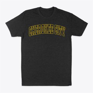 Cherokee City Arkansas Trendy Block Classic Dad T-Shirt