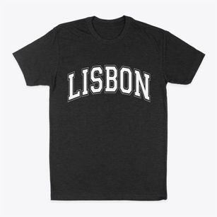 Lisbon New York Varsity Classic Dad T-Shirt