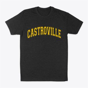 Castroville California Varsity Classic Dad T-Shirt