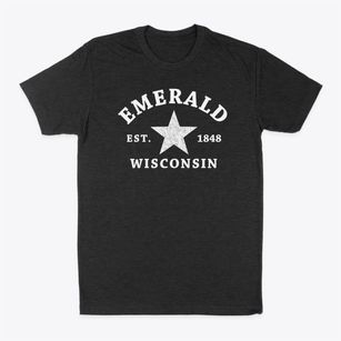 Emerald Wisconsin Star Classic Dad T-Shirt