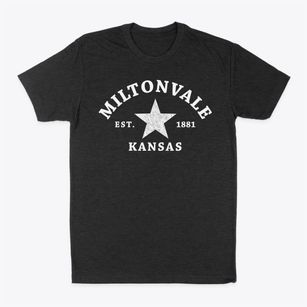 Miltonvale Kansas Star Classic Dad T-Shirt