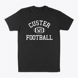 Custer Wisconsin Football Classic Dad T-Shirt