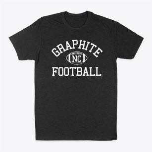 Graphite North Carolina Football Classic Dad T-Shirt