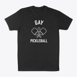 Gay North Carolina Pickleball Classic Dad T-Shirt