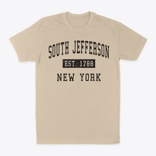 South Jefferson New York Classic Established Classic Dad T-Shirt