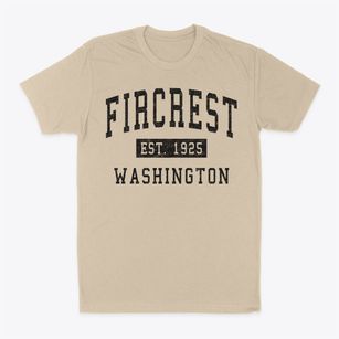 Fircrest Washington Classic Established Classic Dad T-Shirt