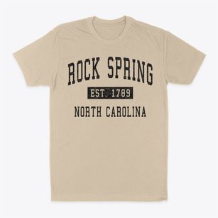 Rock Spring North Carolina Classic Established Classic Dad T-Shirt