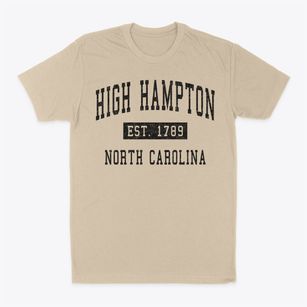 High Hampton North Carolina Classic Established Classic Dad T-Shirt