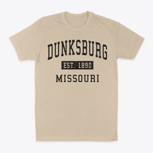 Dunksburg Missouri Classic Established Classic Dad T-Shirt