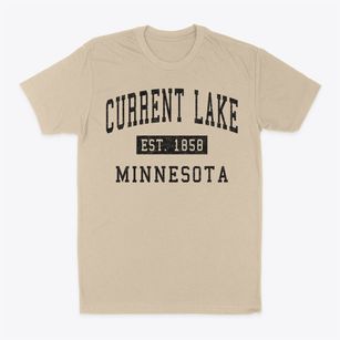 Current Lake Minnesota Classic Established Classic Dad T-Shirt