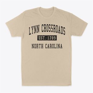 Lynn Crossroads North Carolina Classic Established Classic Dad T-Shirt