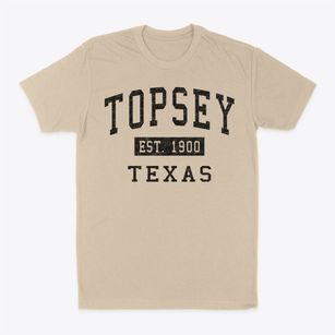 Topsey Texas Classic Established Classic Dad T-Shirt
