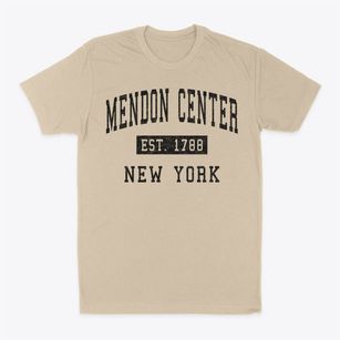 Mendon Center New York Classic Established Classic Dad T-Shirt