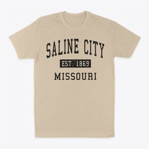 Saline City Missouri Classic Established Classic Dad T-Shirt