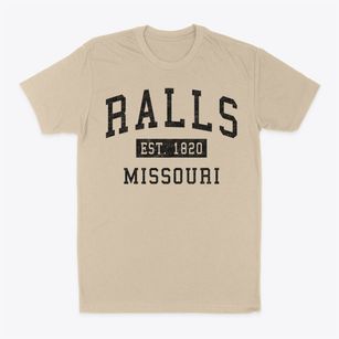 Ralls Missouri Classic Established Classic Dad T-Shirt