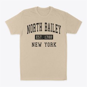 North Bailey New York Classic Established Classic Dad T-Shirt