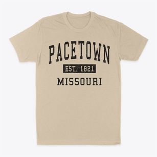 Pacetown Missouri Classic Established Classic Dad T-Shirt
