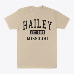 Hailey Missouri Classic Established Classic Dad T-Shirt
