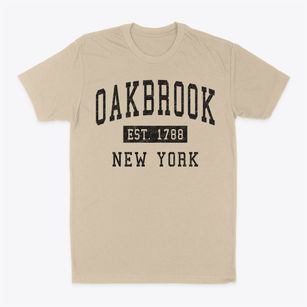 Oakbrook New York Classic Established Classic Dad T-Shirt