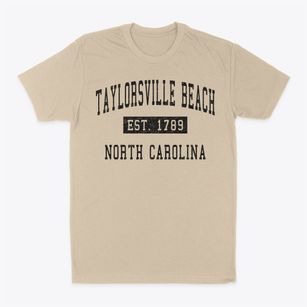 Taylorsville Beach North Carolina Classic Established Classic Dad T-Shirt
