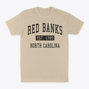 Red Banks North Carolina Classic Established Classic Dad T-Shirt