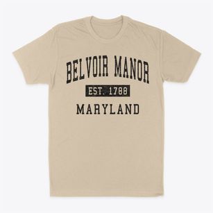 Belvoir Manor Maryland Classic Established Classic Dad T-Shirt