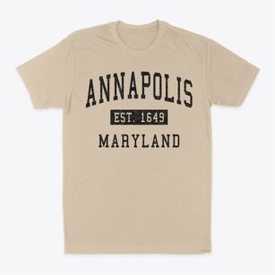 Annapolis Maryland Classic Established Classic Dad T-Shirt