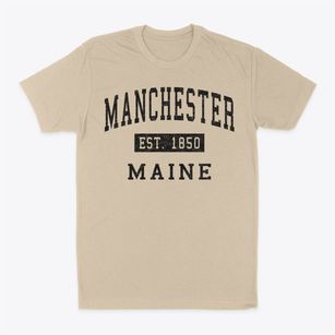 Manchester Maine Classic Established Classic Dad T-Shirt
