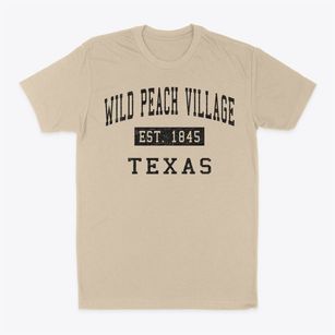 Wild Peach Village Texas Classic Established Classic Dad T-Shirt