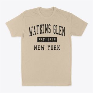 Watkins Glen New York Classic Established Classic Dad T-Shirt
