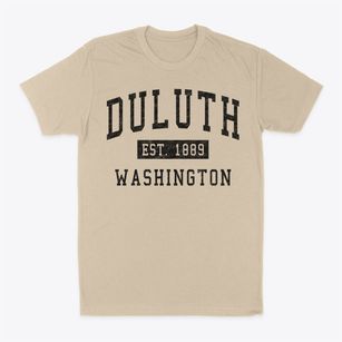 Duluth Washington Classic Established Classic Dad T-Shirt