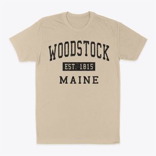 Woodstock Maine Classic Established Classic Dad T-Shirt