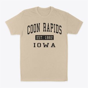 Coon Rapids Iowa Classic Established Classic Dad T-Shirt