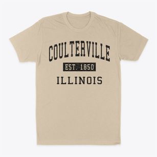 Coulterville Illinois Classic Established Classic Dad T-Shirt