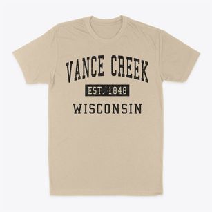Vance Creek Wisconsin Classic Established Classic Dad T-Shirt