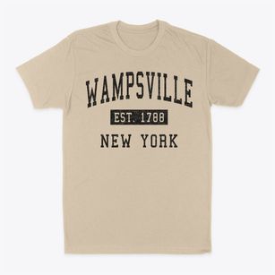 Wampsville New York Classic Established Classic Dad T-Shirt