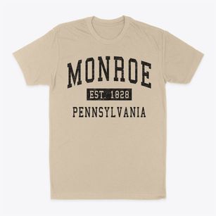 Monroe Pennsylvania Classic Established Classic Dad T-Shirt