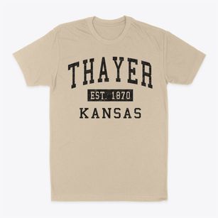 Thayer Kansas Classic Established Classic Dad T-Shirt