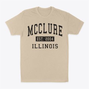 Mcclure Illinois Classic Established Classic Dad T-Shirt