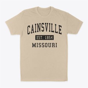 Cainsville Missouri Classic Established Classic Dad T-Shirt